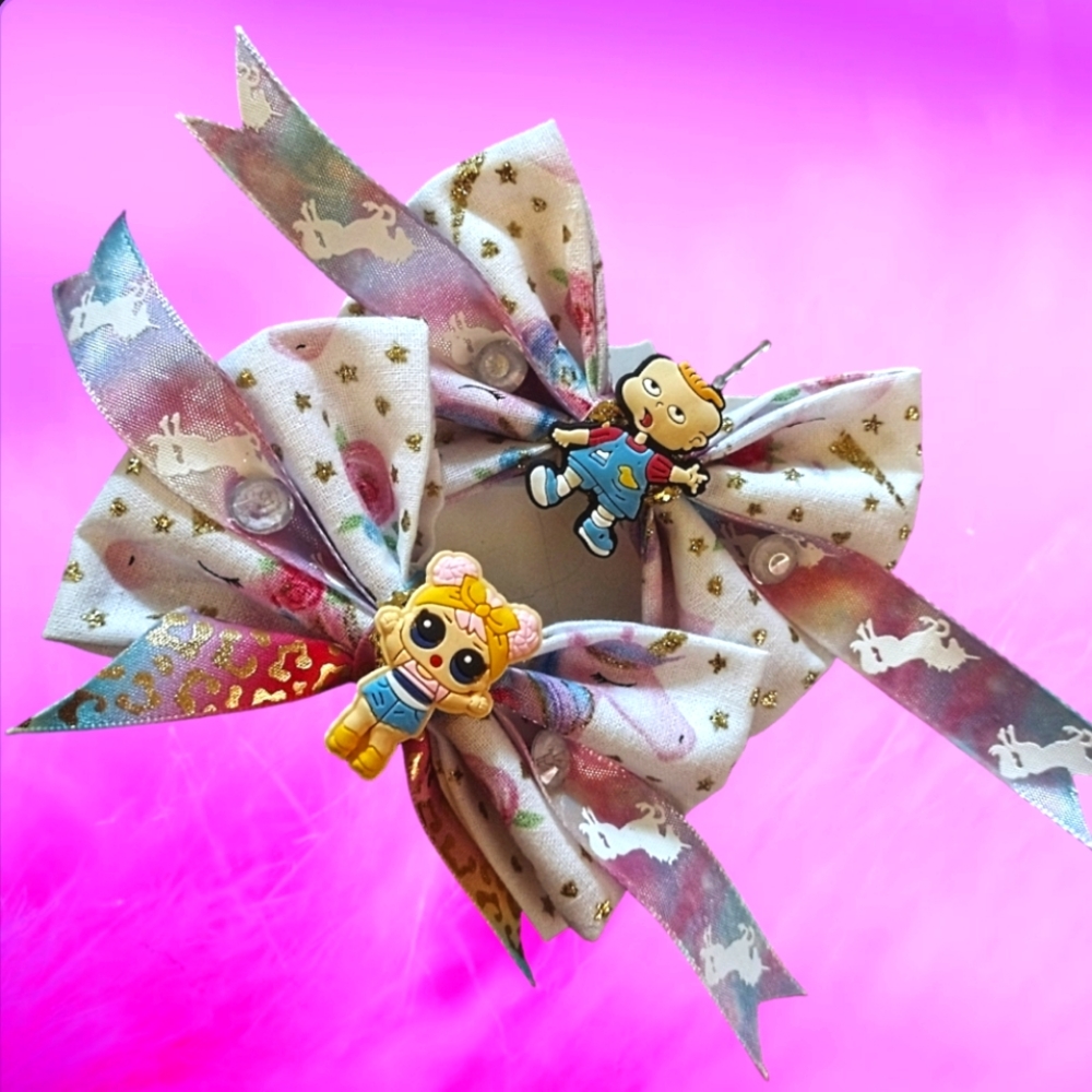 Nickelodeon & LOL Character Washable Hair Bows